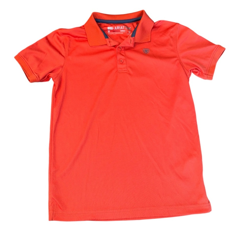Ariat Boys Tek Short Sleeve Polo Shirt